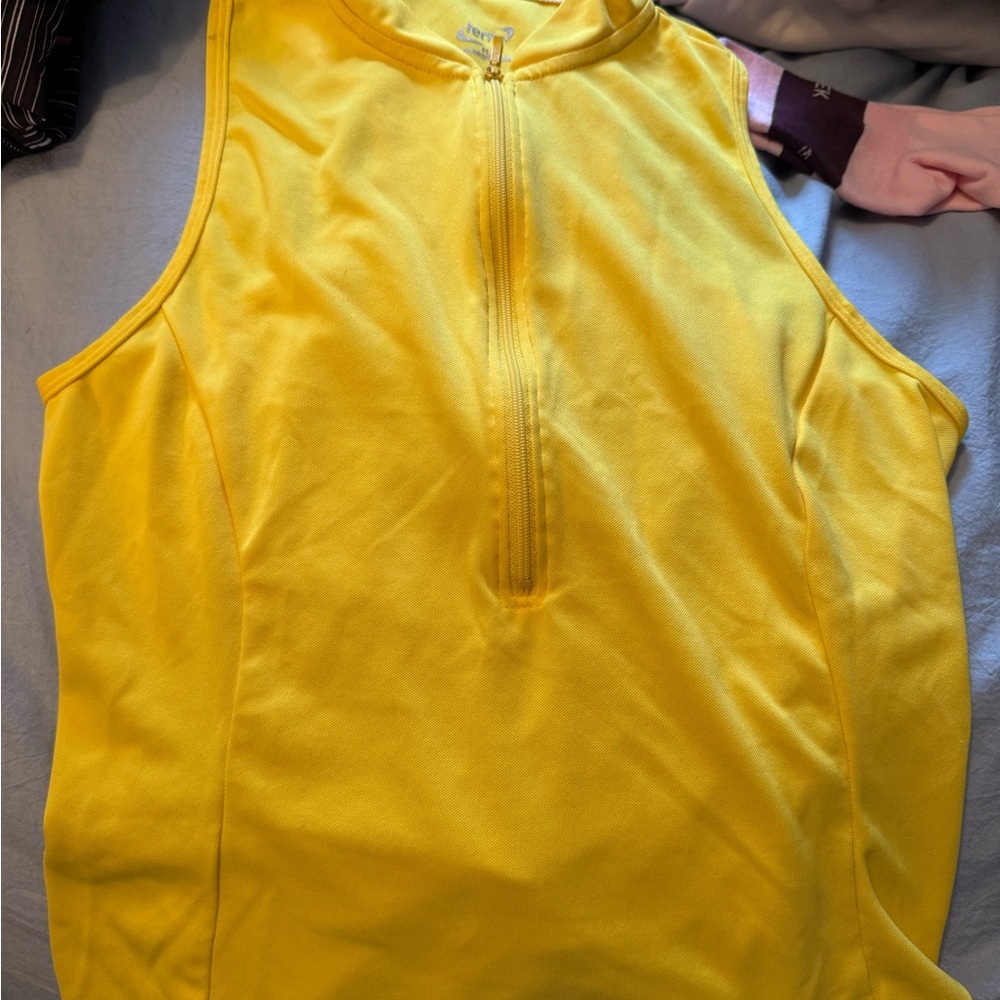 Yellow Sleeveless Women's Jersey